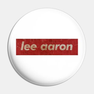 Lee Aaron - SIMPLE RED VINTAGE Pin