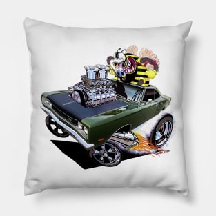 1969 Born to Buzz T Shirt Pillow