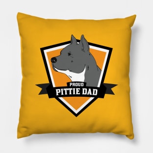 Proud Pitbull Dad Pillow