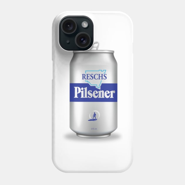 RESCHS PILSENER CAN Phone Case by Simontology