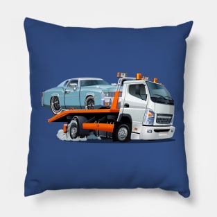 Cartoon tow truck Pillow