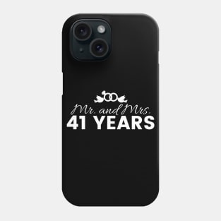 41st Wedding Anniversary Couples Gift Phone Case