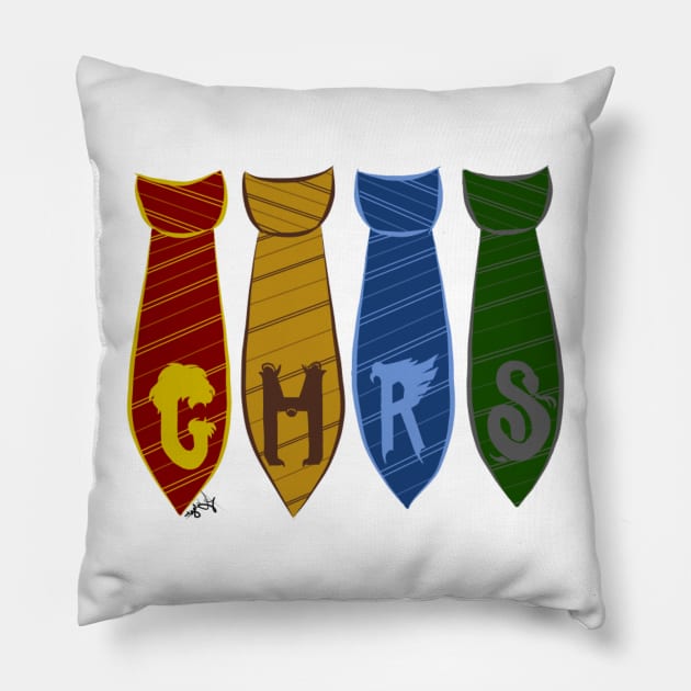 Houses, wizards Pillow by nollem