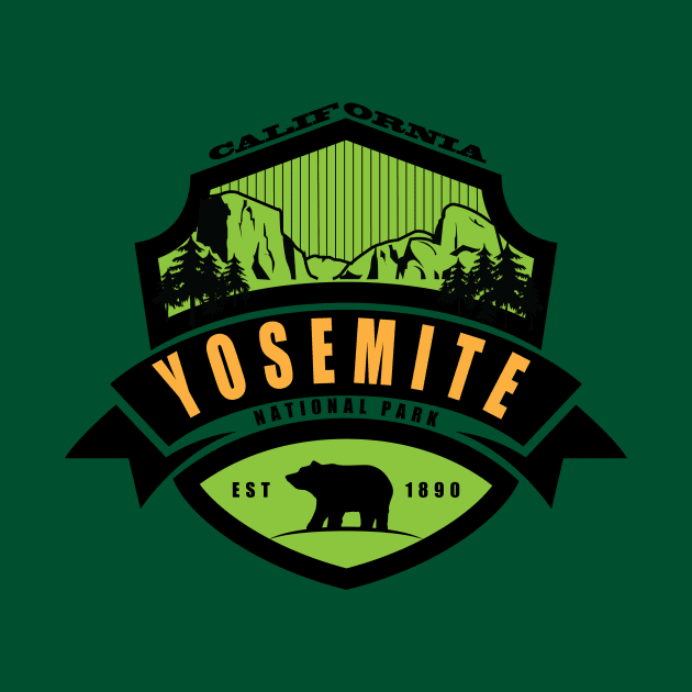 Yosemite National Park California by LostOnTheTrailSupplyCo