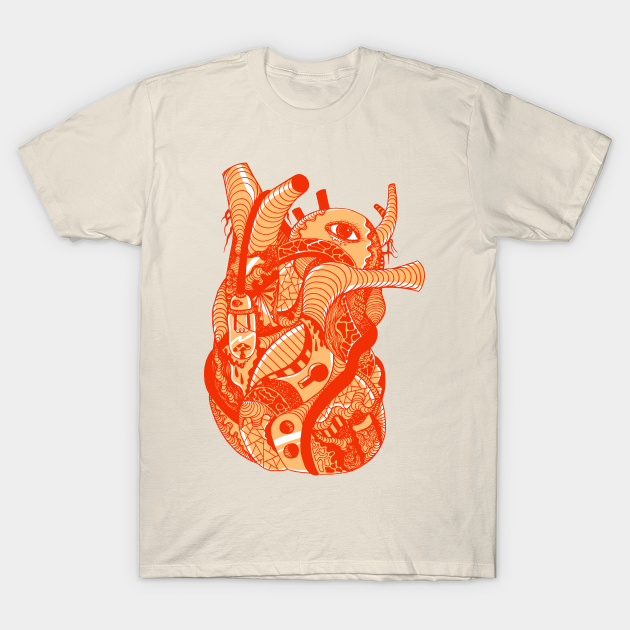Discover Citrus Light Heart - Human Heart - T-Shirt