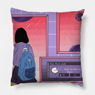 Meet Me Under The Stars Pillow