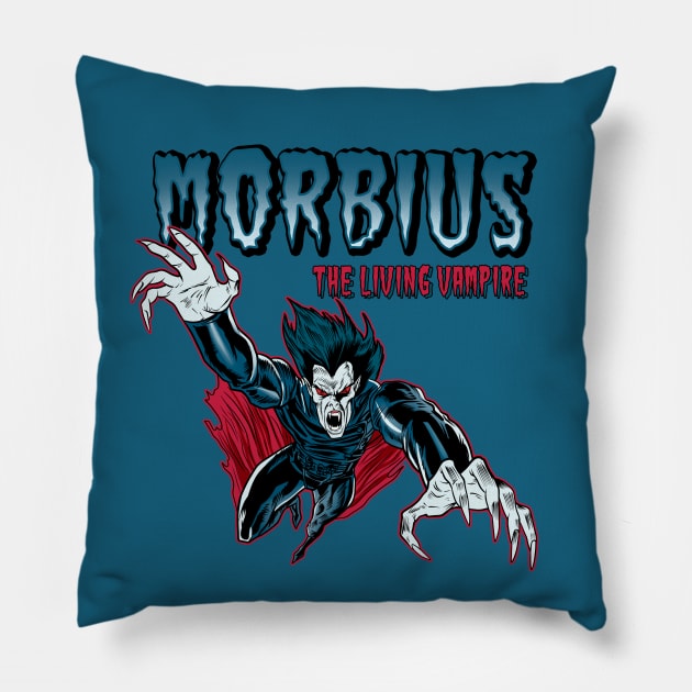 Morbius the living vampire Pillow by OniSide