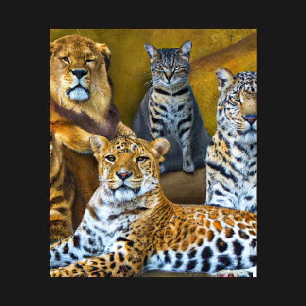 Big Cats Family by soulfulprintss8