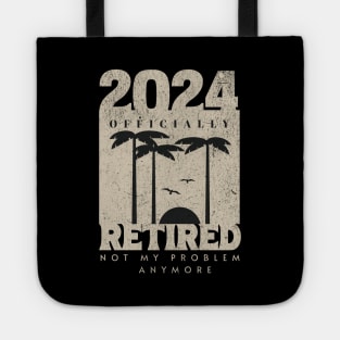 Officially Retired 2024, Funny Retired, Retirement, Retirement Gifts, Retired Est 2024, Retirement Party Tote