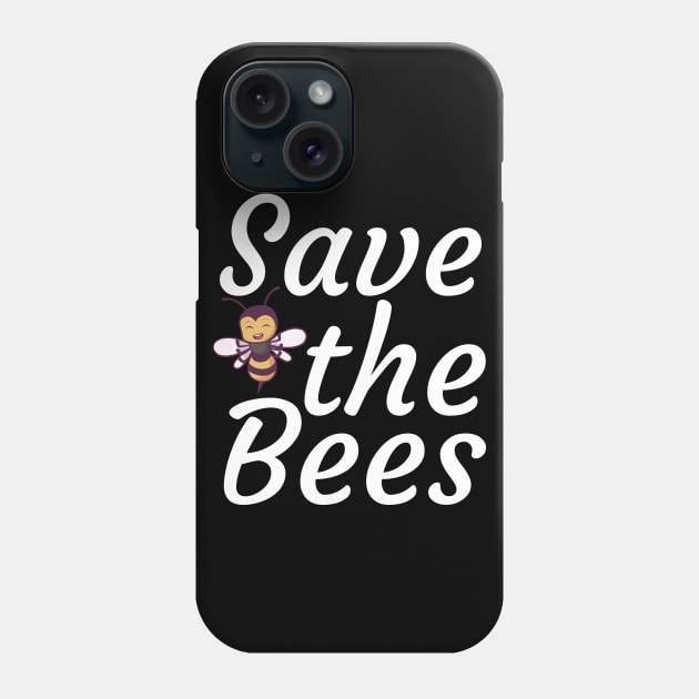 Save the bees Phone Case by maxcode