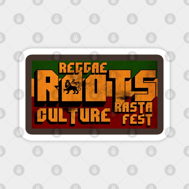 Reggae Roots Fest Magnet by CTShirts