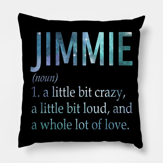 Jimmie Pillow by Ban Guns Not Books- Typography fullcolor