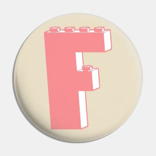 THE LETTER F Pin