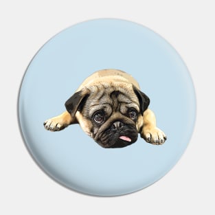 Pug -Cute Funny Dog Pin