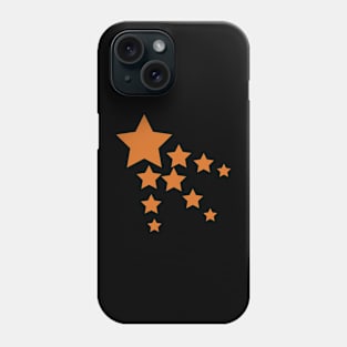 Orange Halloween Retro Stars Phone Case