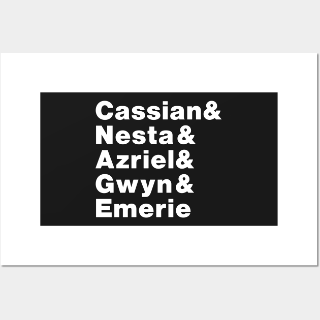 A Court of Silver Flames Warriors Line Up Cassian Azriel Nesta