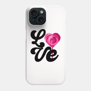 Lollipop Candy Heart Valentines Day Retro Trendy Women Girls Phone Case