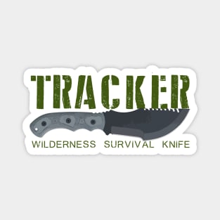 Tracker Wilderness Survival Knife Magnet