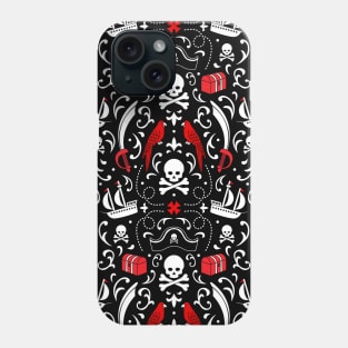 A Pirate's Life Damask Phone Case