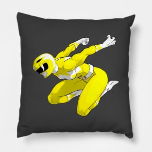 Yellow Mighty Morphin Power Ranger Pillow