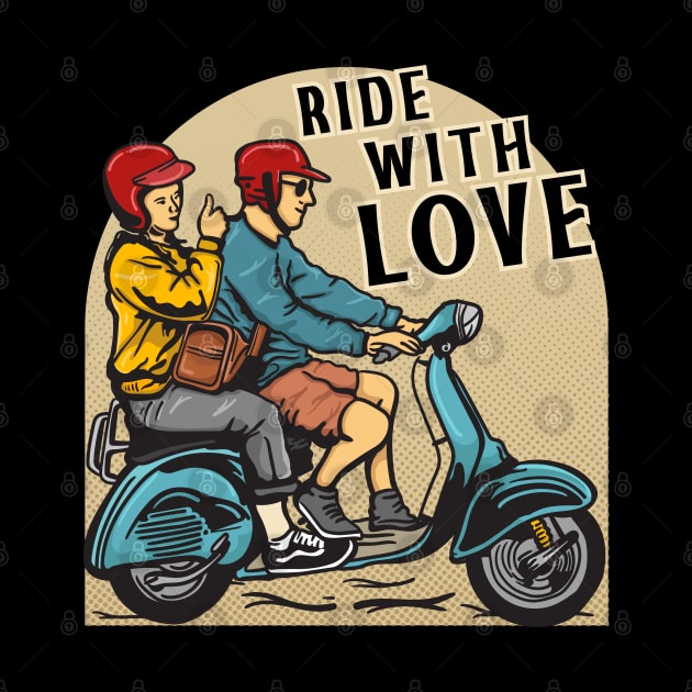 Ride with Love by Stenau Artwerk