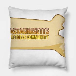 Massachusetts Craft Beer Community Pillow
