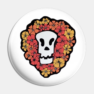 Summer Skull Pin