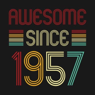 Vintage Awesome Since 1957 T-Shirt