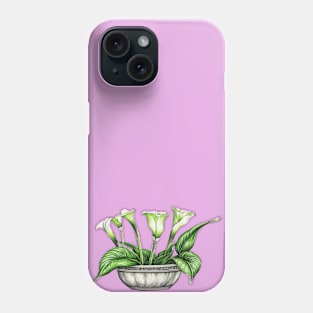 Calla Lilly Flower Phone Case