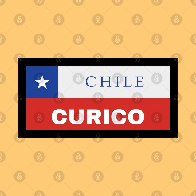 Curico City in Chilean Flag by aybe7elf