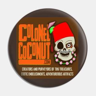 Colonel Coconut Logo Pin