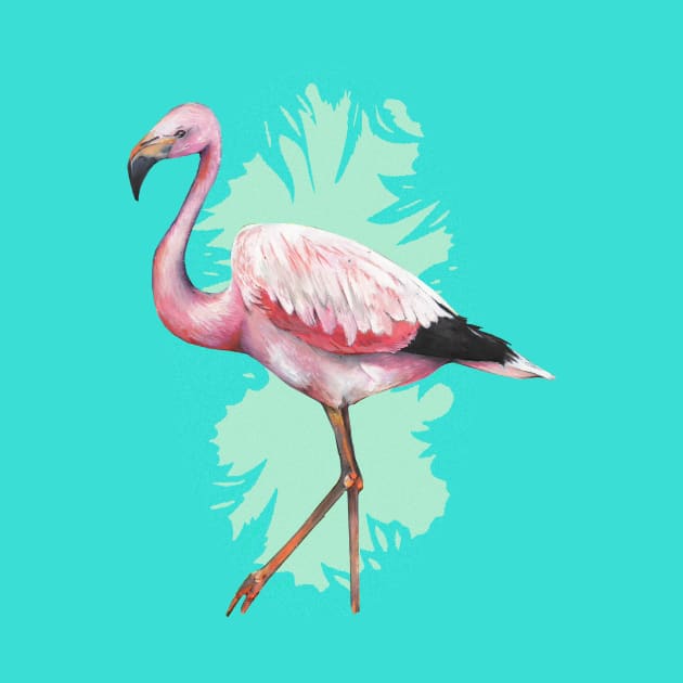 Andean Flamingo by IndiasIllustrations