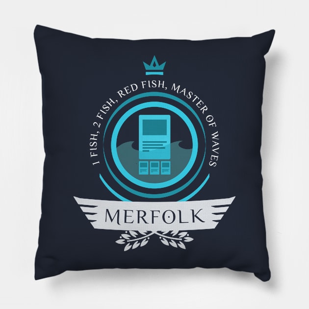 Magic the Gathering - Merfolk Life V1 Pillow by epicupgrades