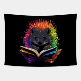 Porcupine Reads Book Tapestry