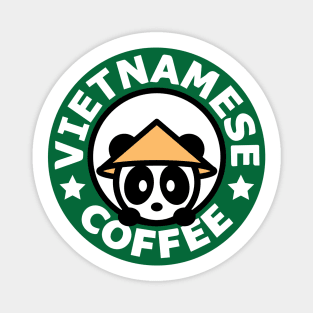 Viet Coffee Panda Magnet