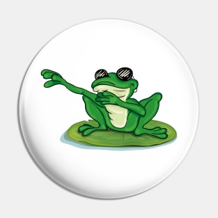 'Dabbing Toad Frog' Funny Dabbing Animal Gift Pin