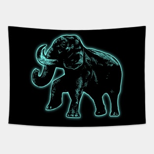 Elephant Light4 Tapestry