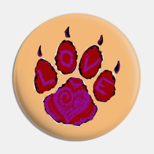 Love Paw Pin