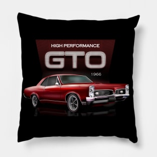 GTO Pontiac Muscle Car Pillow