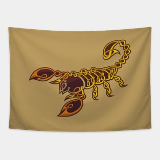 Celtic Knot Scorpion Tapestry