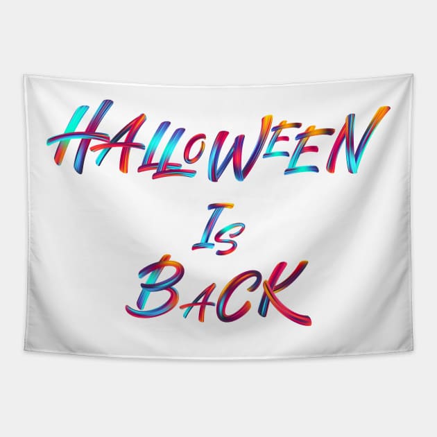 Halloween is Back Tapestry by Introvert Home 