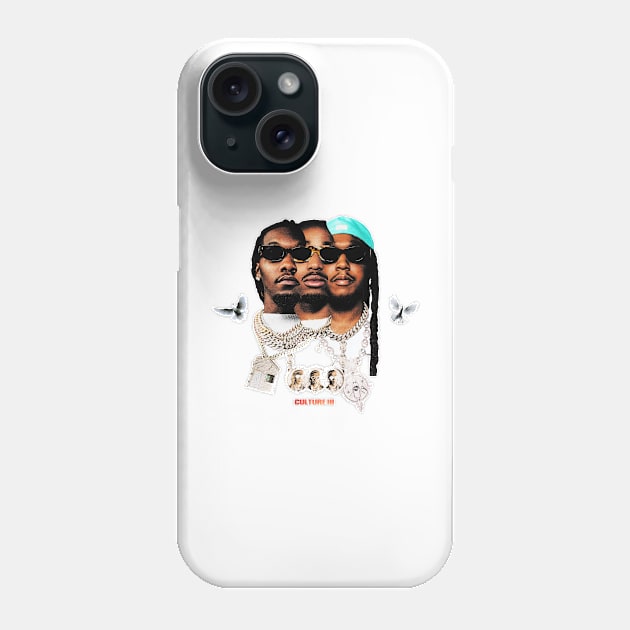 rip migos takeoff Phone Case by KevinPower Art