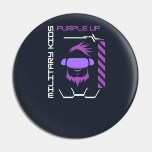 purple up for military kids Pin