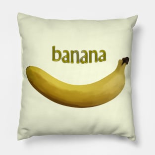 Yellow banana. Pillow