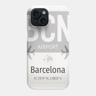 BCN airport Phone Case