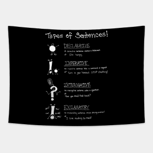 Types of Sentences Education Charts English Tapestry