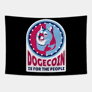 Dogecoin DOGE Meme Coin Tapestry