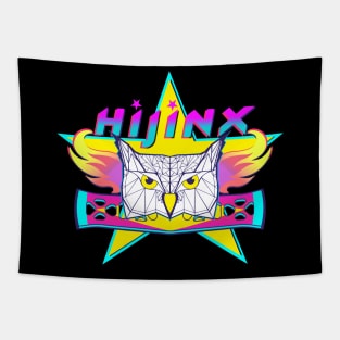 HiJinx logo for BattleBots World Championship V Tapestry