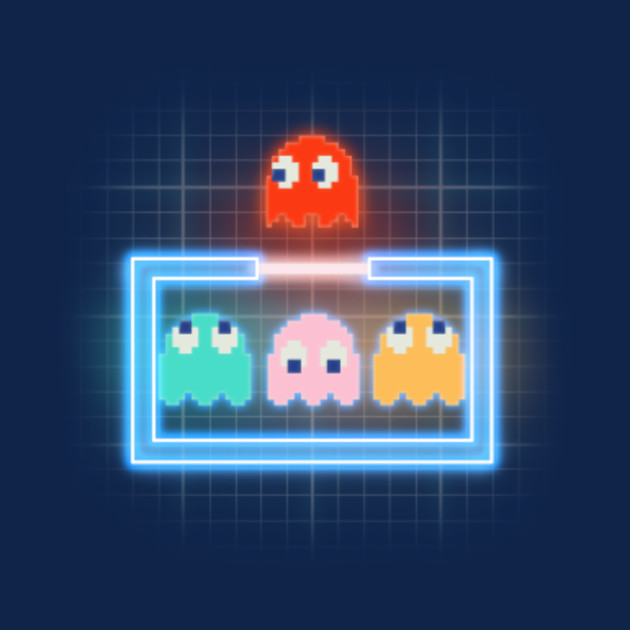 Pacman Ghosts - Pacman - Phone Case