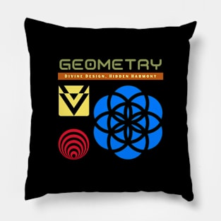 Sacred Geometry Divine Design. Hidden Harmony. Pillow